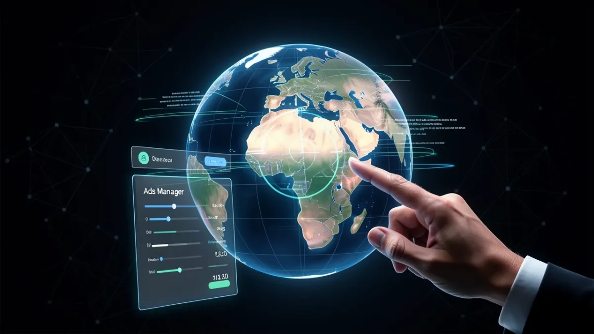 OpenAI ChatGPT Ads self-service expansion global map digital painting